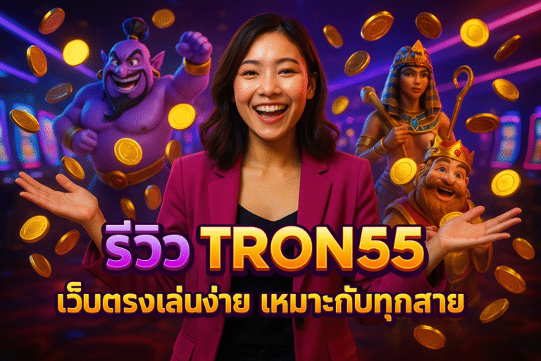 TRON55 เว็บตรงเล่นง่าย เหมาะกับทุกคน