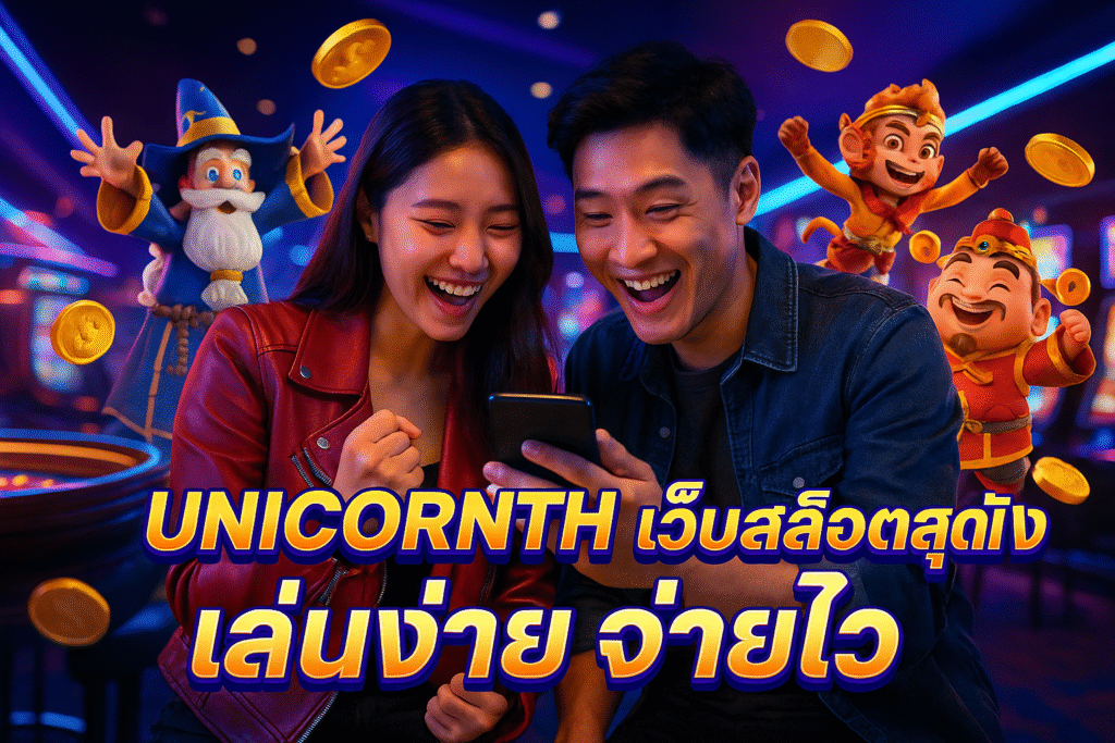 UNICORNTH เว็บสล็อตสุดปัง เล่นง่ายจ่ายไว