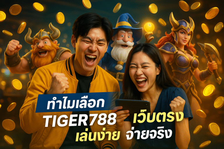 ทำไมเลือก TIGER788 เว็บตรง เล่นง่าย จ่ายจริง