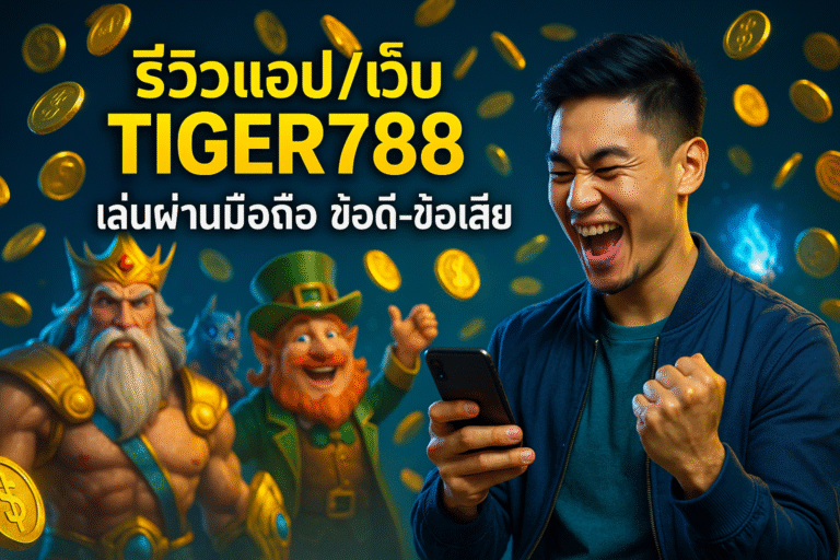 รีวิวแอป/เว็บ TIGER788 เล่นผ่านมือถือ ข้อดี-ข้อเสีย
